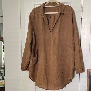 CP Shades caramel colored tunic